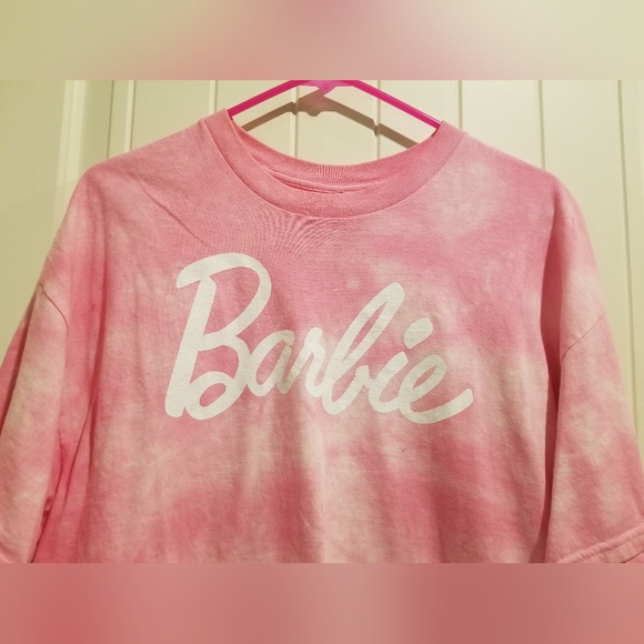 Barbie Tops - Pink Barbie (half top) Tshirt